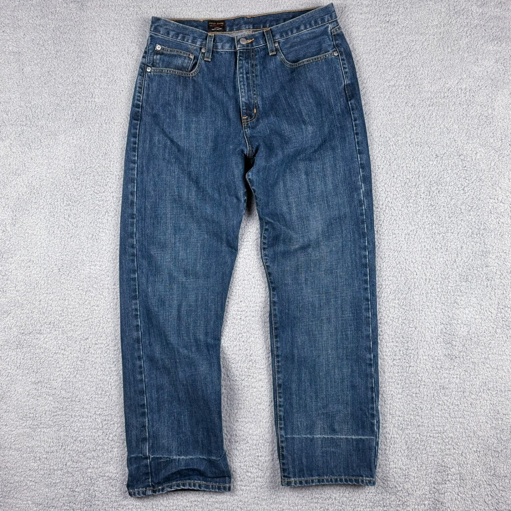 Polo Ralph Lauren Jeans 33x31 Mens RL Vintage 67 Loose Straight Leg Tag 32x32